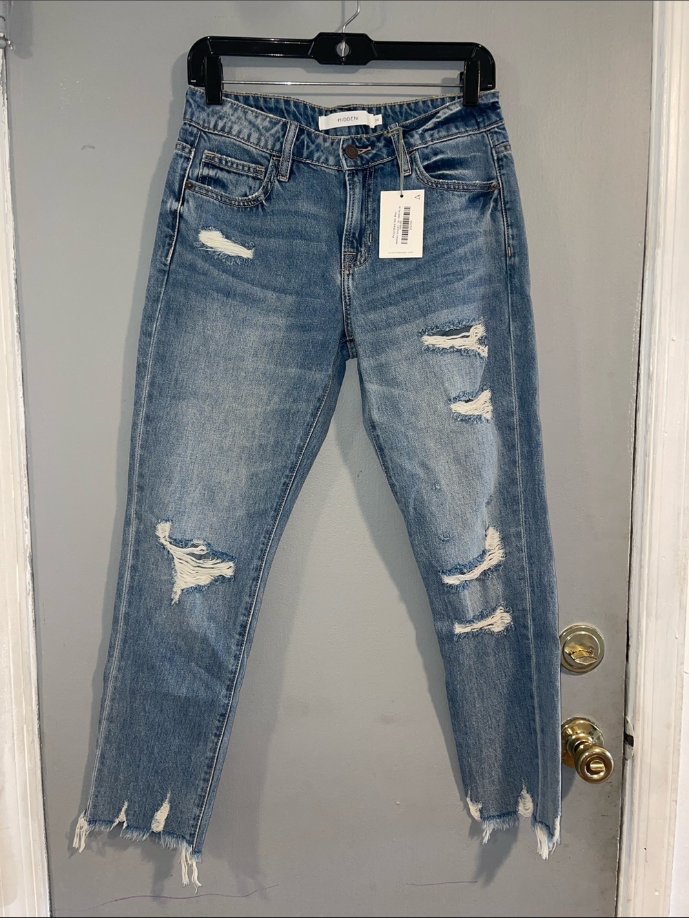 NWT HIDDEN Bailey Boyfriend Jeans Size 24